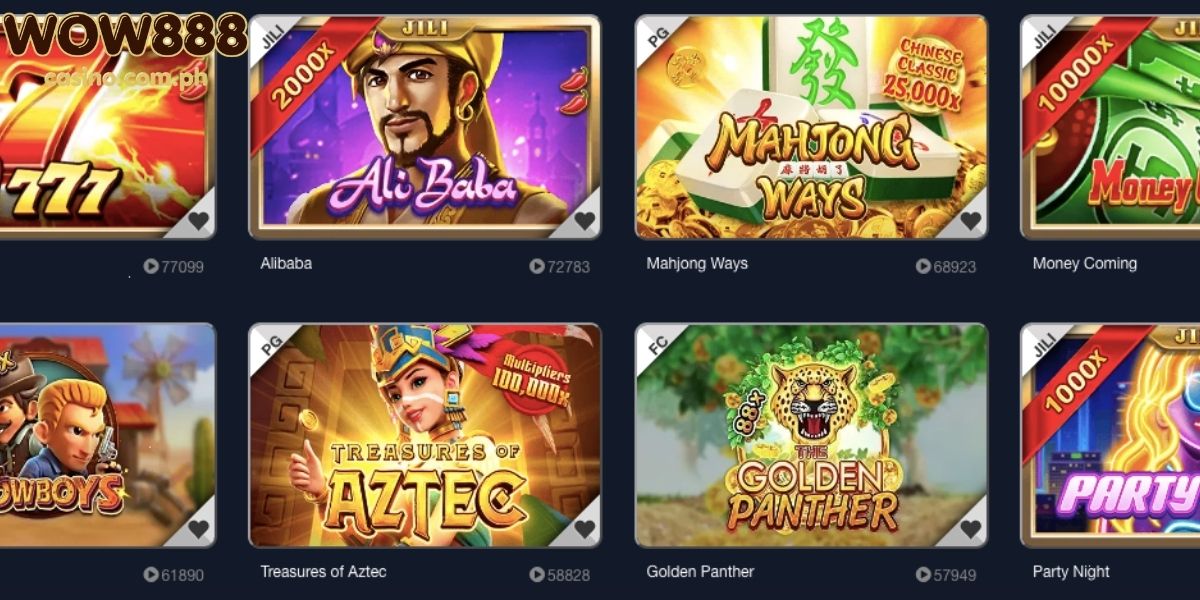 WOW888 Slot Games Boast Many Features That Captivate Players