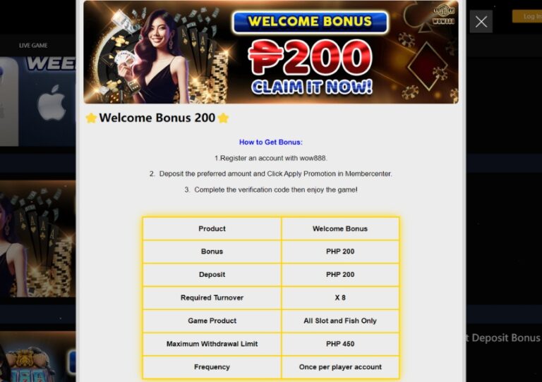 WOW888 Casino PH | Download the WOW888 APP receive 188 Peso